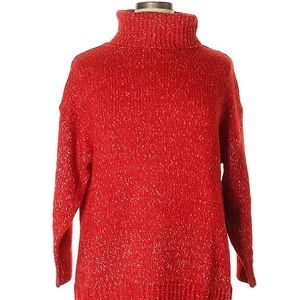 Eloquii oversized red sweater